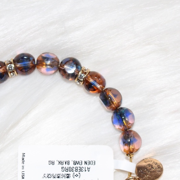 Alex and Ani, Eden EWB Bark beaded adjustable bracelet - Picture 7 of 9